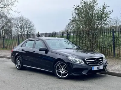 Used Mercedes E220 AMG 2015 Black Sedan