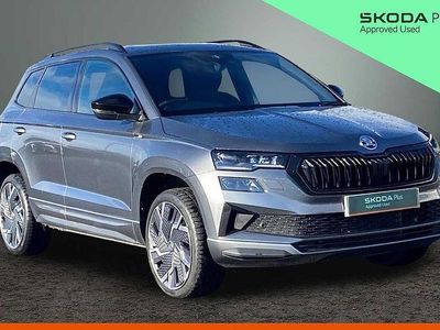 Used Skoda Karoq SportLine 110 HP (80 kW) 2023 Graphite grey metallic SUV