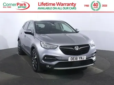 Used Vauxhall Grandland X Elite 130 HP (95 kW) 2018 Grey SUV