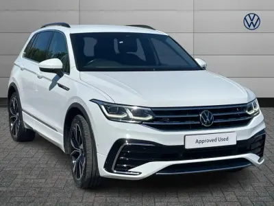 Used VW Tiguan R-line 150 HP (110 kW) 2022 White SUV