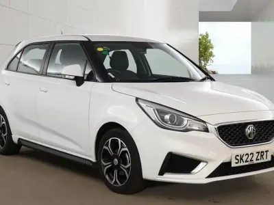 Used MG MG3 Exclusive 106 HP (77 kW) 2022 White Hatchback