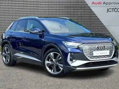 Used Audi Q4 e-tron S-Line 219 kW (299 HP) 2023 Blue SUV