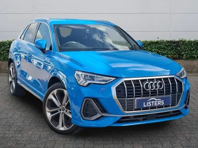 Used Audi Q3 S-Line 150 HP (110 kW) 2019 Blue SUV