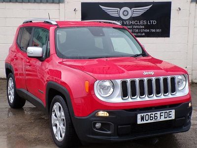 Red Used 2016 Jeep Renegade Limited SUV | £8,499 (Fair price)