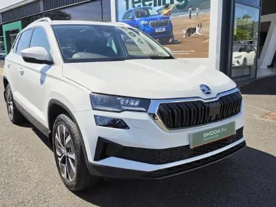 Used Skoda Karoq SE L 116 HP (85 kW) 2022 White SUV
