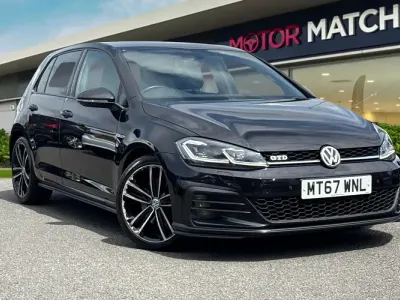 Used VW Golf VII GTD 150 HP (110 kW) 2017 Black Hatchback