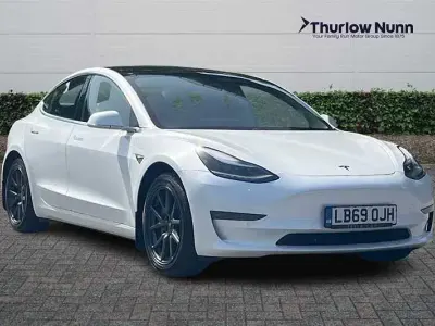 Used Tesla Model 3 Long Range AWD 366 kW (498 HP) 2019 White Sedan
