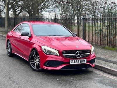 Used Mercedes CLA220 AMG line 177 HP (130 kW) 2017 Red Sedan