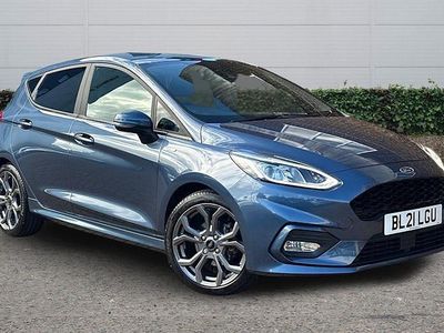 Usado Ford Fiesta ST-Line 95 HP (69 kW) 2021 Azul Citadino