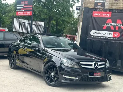 Used Mercedes C220 Sport Edition 170 HP (125 kW) 2015 Black Coupe
