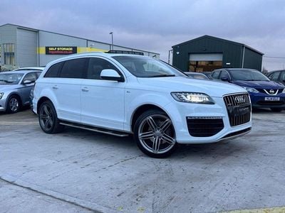 White Used 2015 Audi Q7 S-Line SUV | £10,750 (Fair price)