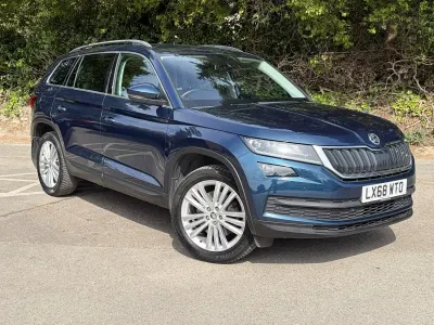 Used Skoda Kodiaq SE L 180 HP (132 kW) 2018 Blue SUV