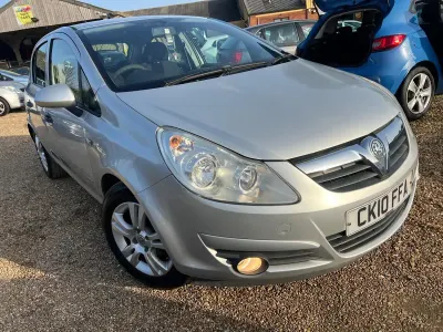 Used Vauxhall Corsa 80 HP (58 kW) 2010 Silver Hatchback