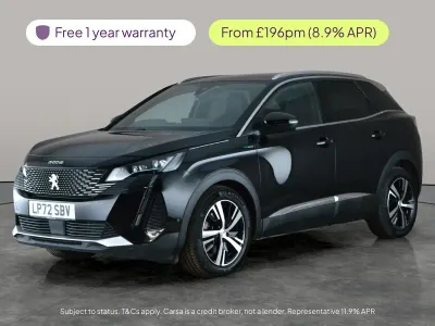 Used Peugeot 3008 GT-line 300 HP (220 kW) 2022 Black SUV