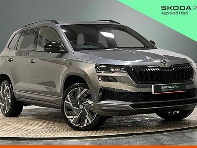Used Skoda Karoq SportLine 110 HP (80 kW) 2022 Graphite grey metallic SUV