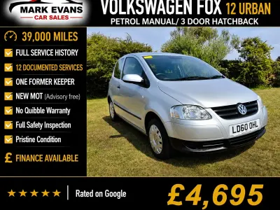 Used VW Fox 2010 Silver Hatchback