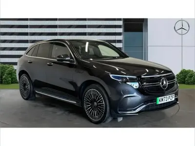 Usado Mercedes EQC400 AMG Line Premium 300 kW (408 CV) 2023 Gris SUV