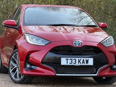 Used Toyota Yaris Hybrid 116 HP (85 kW) 2023 Red Hatchback