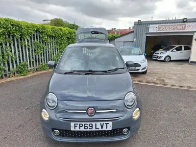 Used Fiat 500 Lounge 69 HP (50 kW) 2019 Grey Hatchback