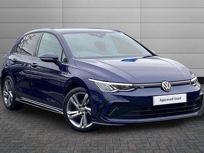 Used VW Golf VII R-line 150 HP (110 kW) 2021 Blue Hatchback