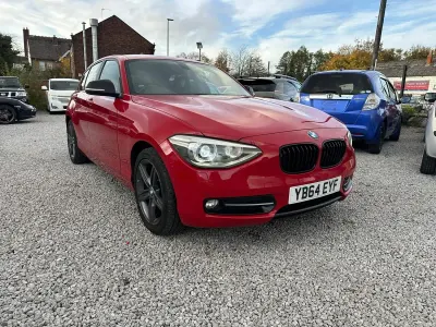 Used BMW 116 Sport Line 116 HP (85 kW) 2015 Red Hatchback