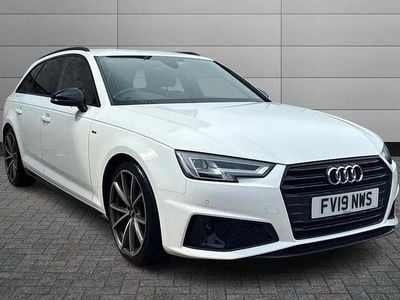 Used Audi A4 Black Edition 147 HP (108 kW) 2019 White Estate