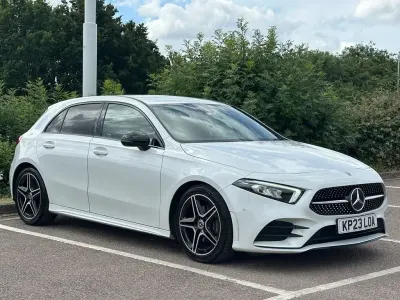 Used Mercedes A180 Executive 136 HP (100 kW) 2023 White Hatchback