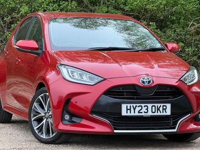 Used Toyota Yaris Hybrid 116 HP (85 kW) 2023 Red Hatchback