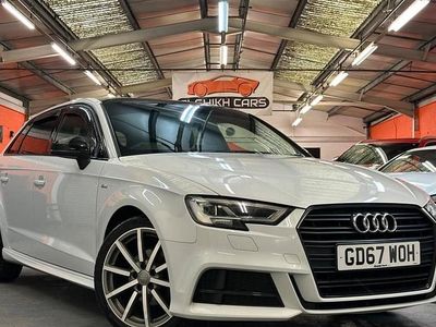 Used Audi A3 Black Edition 150 HP (110 kW) 2018 White Sedan