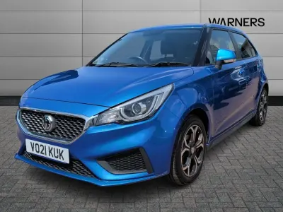 Used MG MG3 Excite 105 HP (77 kW) 2021 Blue Hatchback