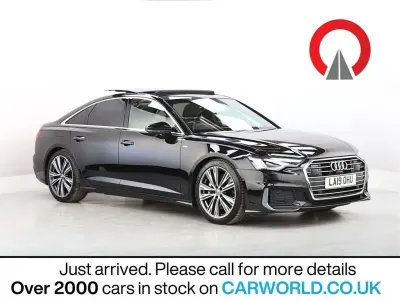 Used Audi A6 S-Line 340 HP (250 kW) 2019 Black Sedan