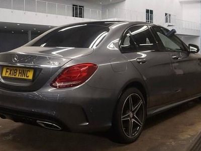 Used Mercedes C250 AMG line 204 HP (150 kW) 2018 Grey Sedan