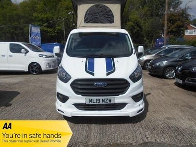 Used Ford Transit Custom 105 HP (77 kW) 2019 White Van
