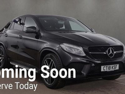 Used Mercedes GLE350 AMG line 2018 Black Coupe