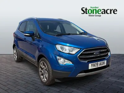 Used Ford Ecosport Titanium 125 HP (91 kW) 2019 Blue SUV