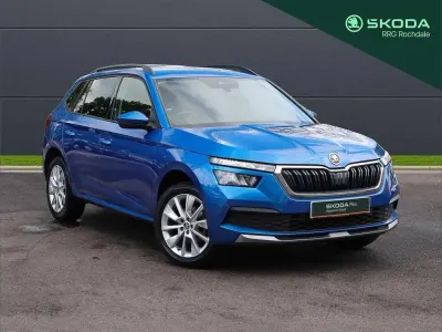 Used Skoda Kamiq SE Drive 147 HP (108 kW) 2023 Race blue metallic SUV
