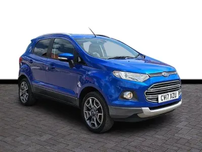 Used Ford Ecosport Titanium 125 HP (91 kW) 2017 Blue SUV