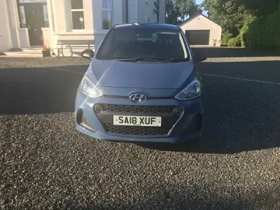 Used Hyundai i10 67 HP (49 kW) 2018 Blue Hatchback