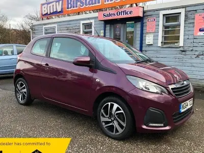 Used Peugeot 108 Active 68 HP (50 kW) 2015 Purple Hatchback