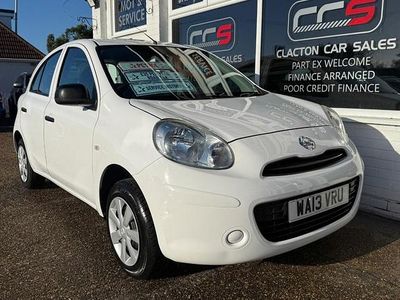 White Used 2013 Nissan Micra Visia Hatchback | £3,295 (Fair price)