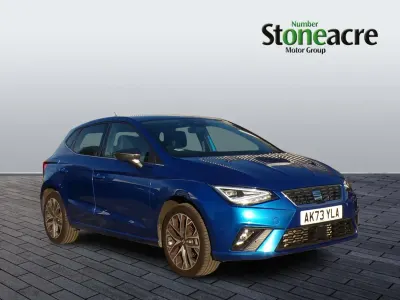 Used Seat Ibiza XCELLENCE 110 HP (80 kW) 2023 Blue Hatchback