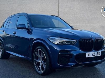 Blue Used 2022 BMW X5 M Sport SUV | £45,745 (Good price)