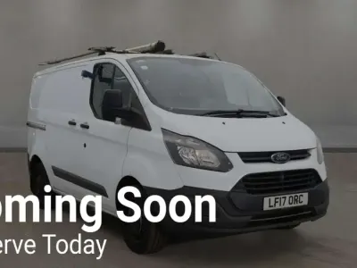 Used Ford Transit Custom 105 HP (77 kW) 2017 White Van