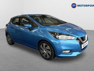Used Nissan Micra Acenta 92 HP (67 kW) 2021 Blue Hatchback