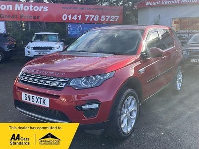 Red Used 2015 Land Rover Discovery Sport HSE SUV | £13,995 (Fair price)