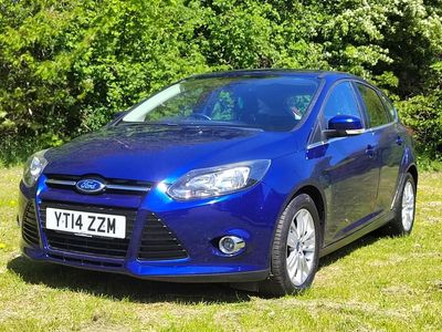 Used Ford Focus Titanium 123 HP (90 kW) 2014 Blue Hatchback