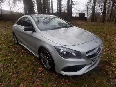 Usado Mercedes CLA200 AMG line 156 HP (114 kW) 2018 Prateado Sedan