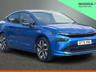 Used Skoda Enyaq iV SportLine 210 kW (286 HP) 2025 Race blue metallic SUV