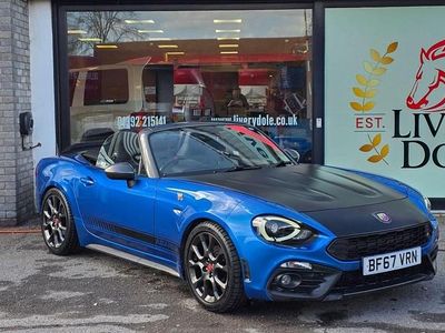 Used Abarth 124 Spider 170 HP (125 kW) 2017 Blue Cabriolet