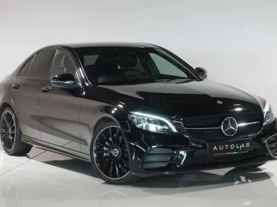 Used Mercedes C220 AMG line 194 HP (142 kW) 2021 Black Sedan